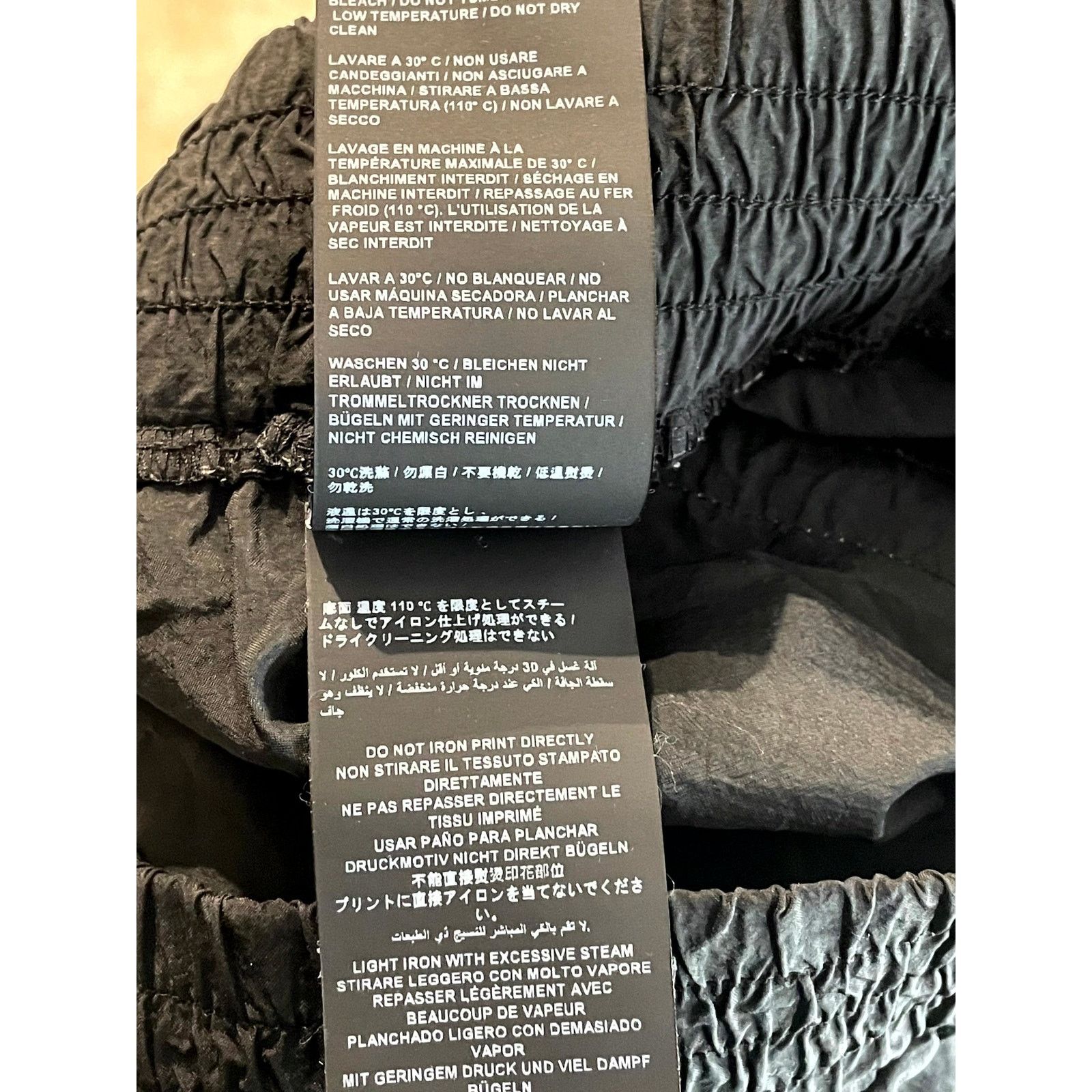 Palm Angels Palm Angels Faded Logo Black & White Track Pants Size US 32 / EU 48 - 5 Thumbnail