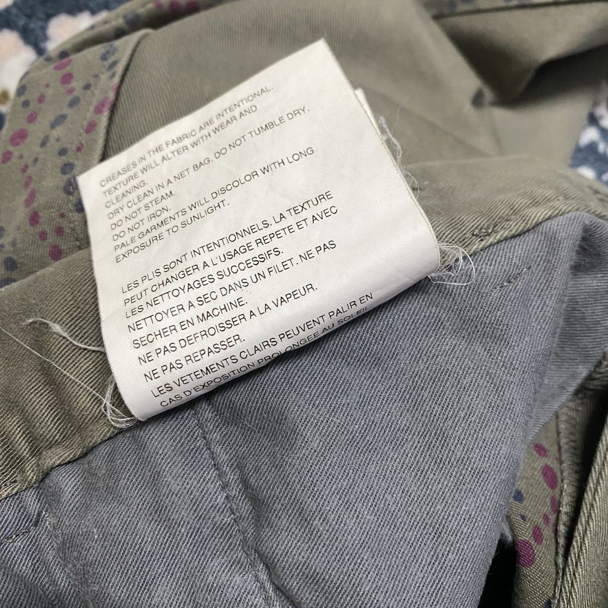 Comme des Garcons Homme AD2002 Comme Des Garcons Homme Painter Pants Faded Size US 28 / EU 44 - 21 Thumbnail