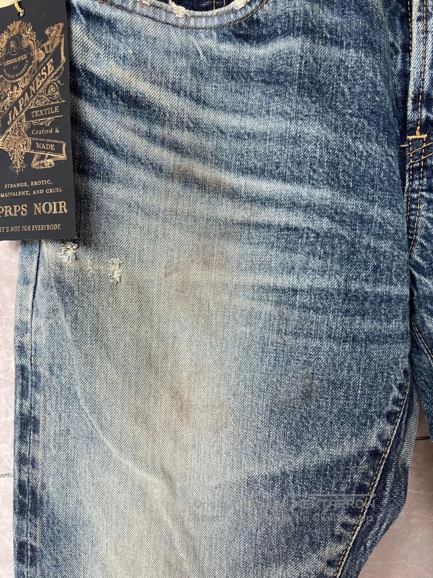 Visvim Prps Noir Series Blue Denim Jeans. Size US 32 / EU 48 - 6 Thumbnail