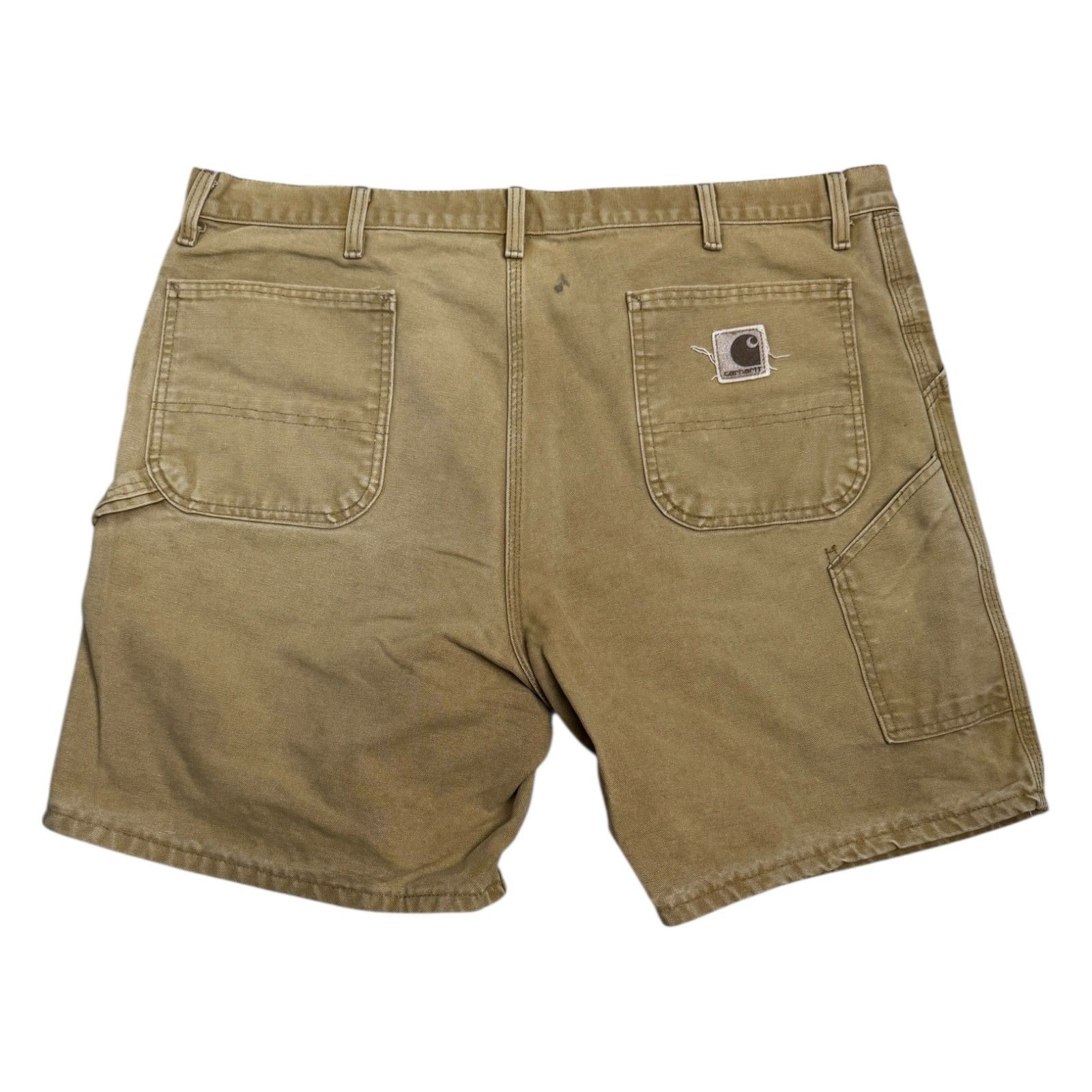 Carhartt CARHARTT Vintage 90s Work Wear Canvas Duck Denim Shorts 2XL Size US 42 / EU 58 - 1 Thumbnail