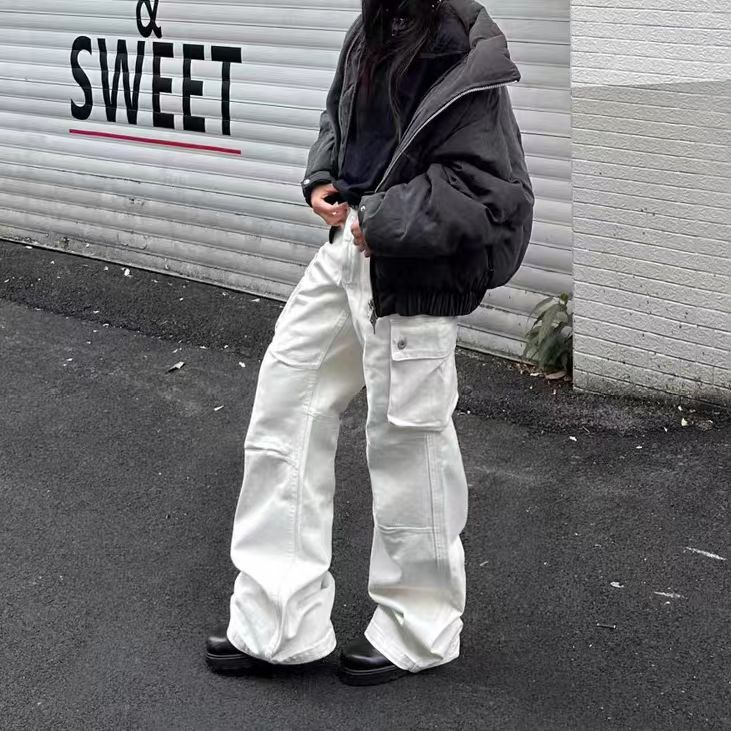 Japanese Brand × Jean Vintage pocketed workwear frayed baggy casual jeans Size US 34 / EU 50 - 1 Thumbnail