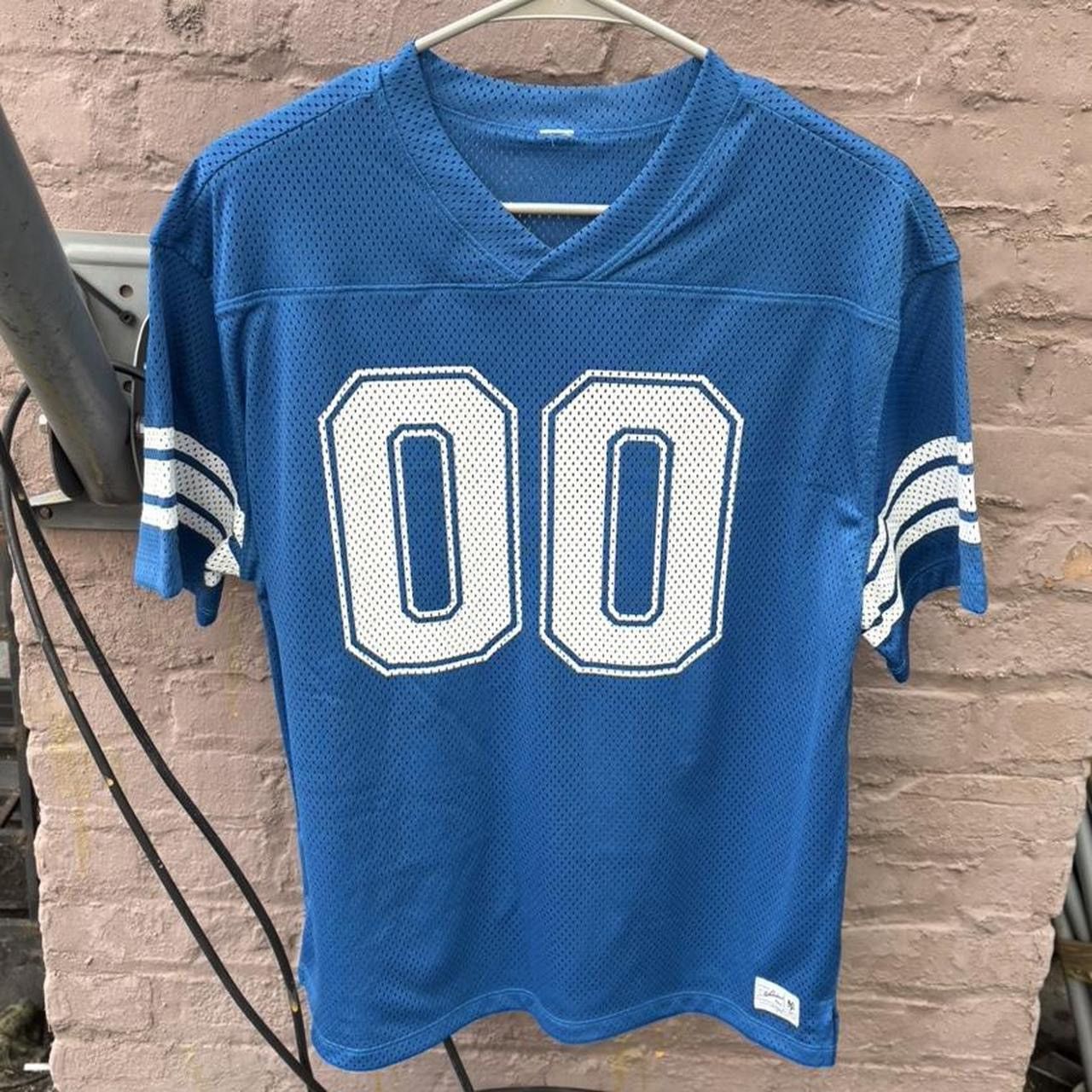 Vintage Early 2000s Y2K Blue & white #00 Football Jersey Size US S / EU 44-46 / 1 - 1 Thumbnail