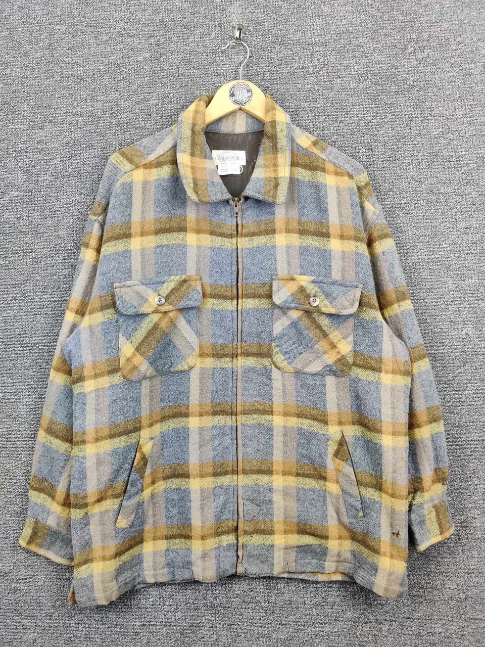Eton Vintage Ralph Eton Hunting Plaid Flannel Jacket Size US L / EU 52-54 / 3 - 1 Thumbnail
