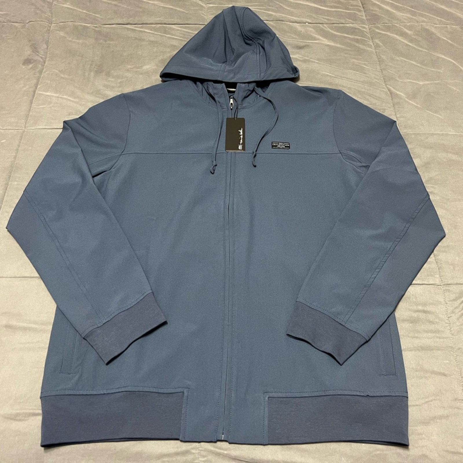 TravisMathew Men's Travis Mathew Wanderlust Hoodie Full Zip Golf Jacket Size US L / EU 52-54 / 3 - 6 Thumbnail