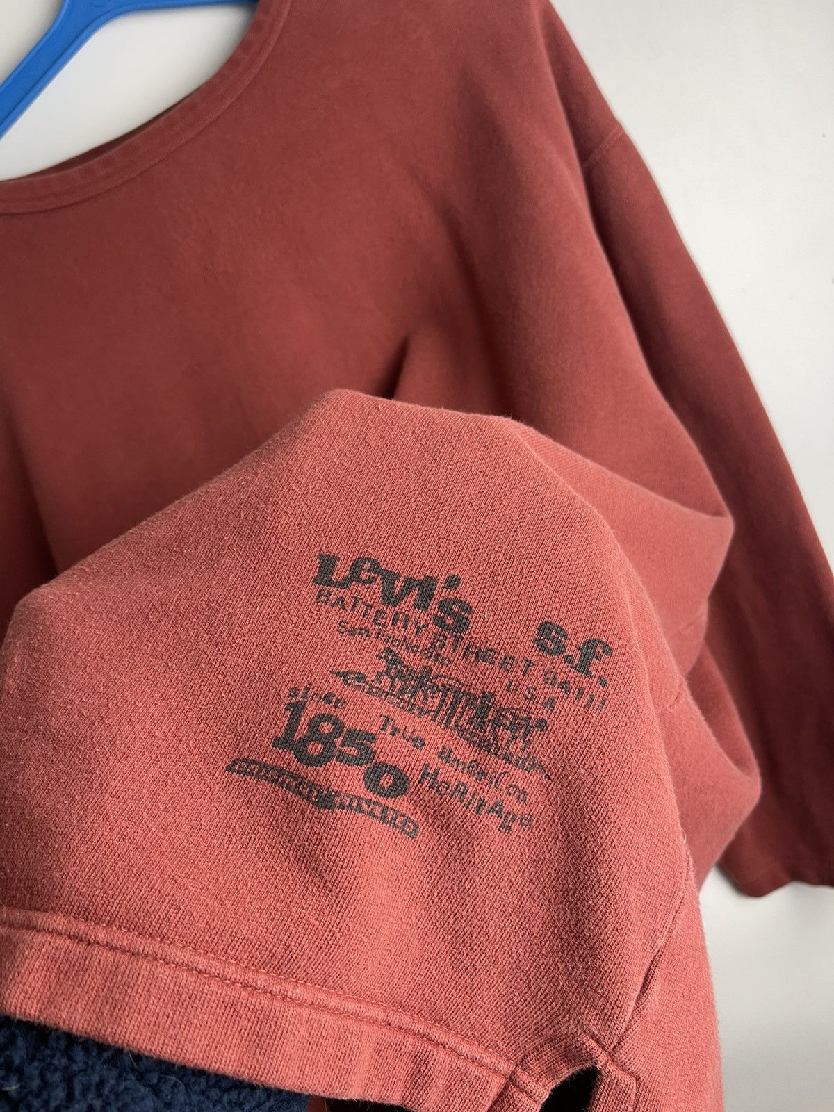 Levi's × Levi's Vintage Clothing Vintage LEVIS 1850s STRAUSS & CO San Francisco Sweatshirt Size US L / EU 52-54 / 3 - 4 Thumbnail