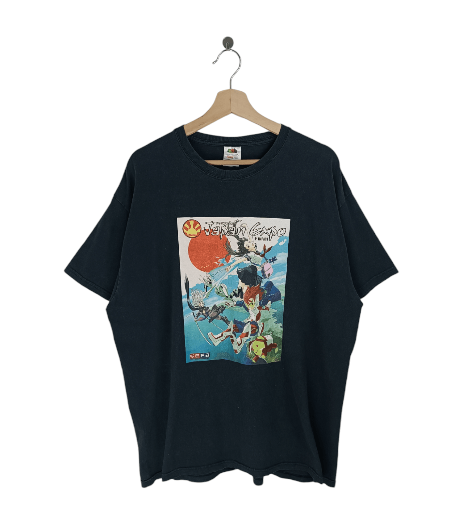 Anime VINTAGE Y2K JAPAN EXPO OTAKU ANIME COSPLAY TEE VERY RARE Size US XL / EU 56 / 4 - 1 Thumbnail