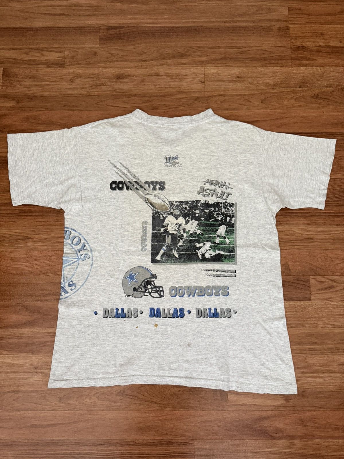 Vintage vintage dallas cowboys 1993 aerial assault t shirt Size US L / EU 52-54 / 3 - 3 Thumbnail