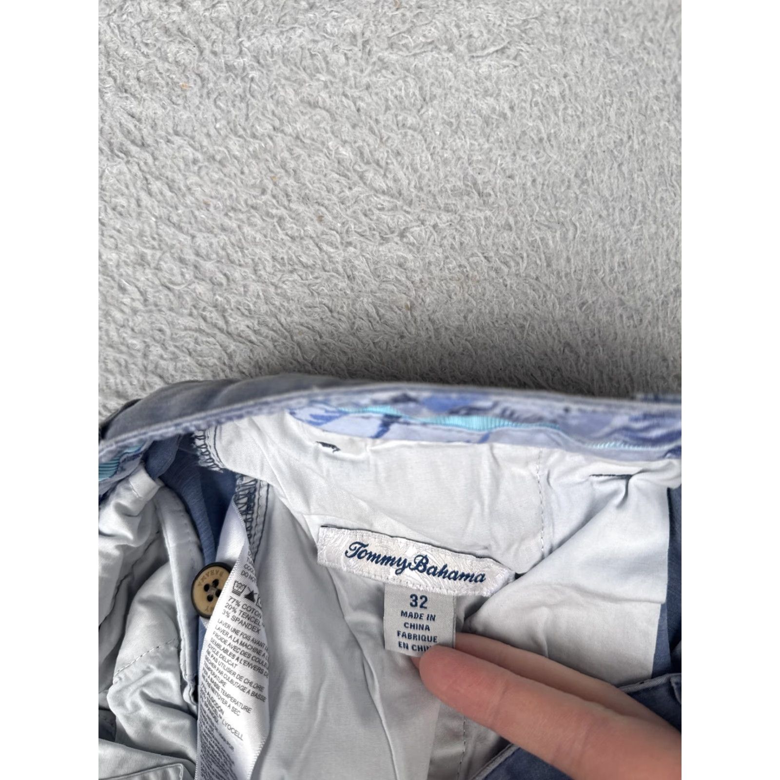 Tommy Bahama Tommy Bahama Shorts Mens 32 Blue Chino Flat Front Casual Summer Beach Regular Mens Size US 32 / EU 48 - 7 Thumbnail