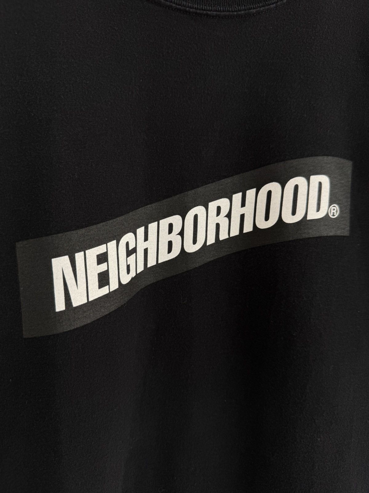 Neighborhood Neighborhood Distortion Logo Black T-Shirt Size US M / EU 48-50 / 2 - 3 Thumbnail