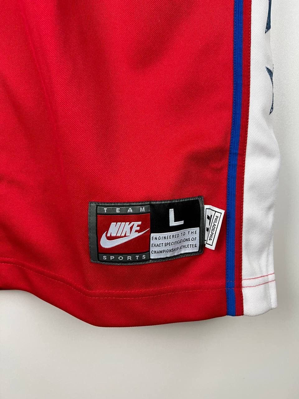 Vintage Nike Philadelphia 76ers Sixers NBA t-shirts size L Size US L / EU 52-54 / 3 - 3 Thumbnail