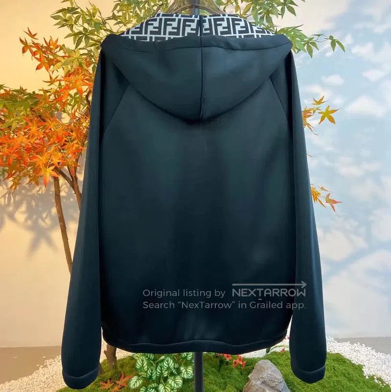 Fendi Fendi Women's Black Cotton Jacket . Size L / US 10 / IT 46 - 2 Thumbnail