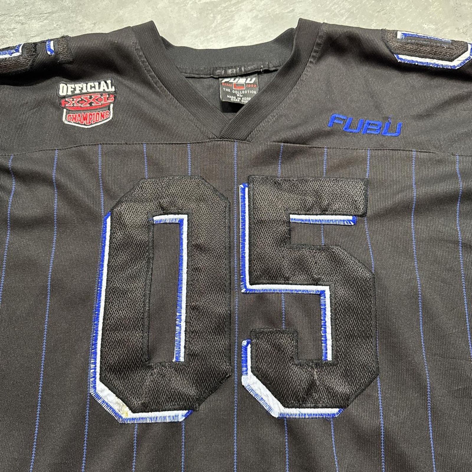 Fubu × Vintage Vintage Y2K FUBU 05 HipHop Rap Football Jersey Size US XL / EU 56 / 4 - 2 Thumbnail