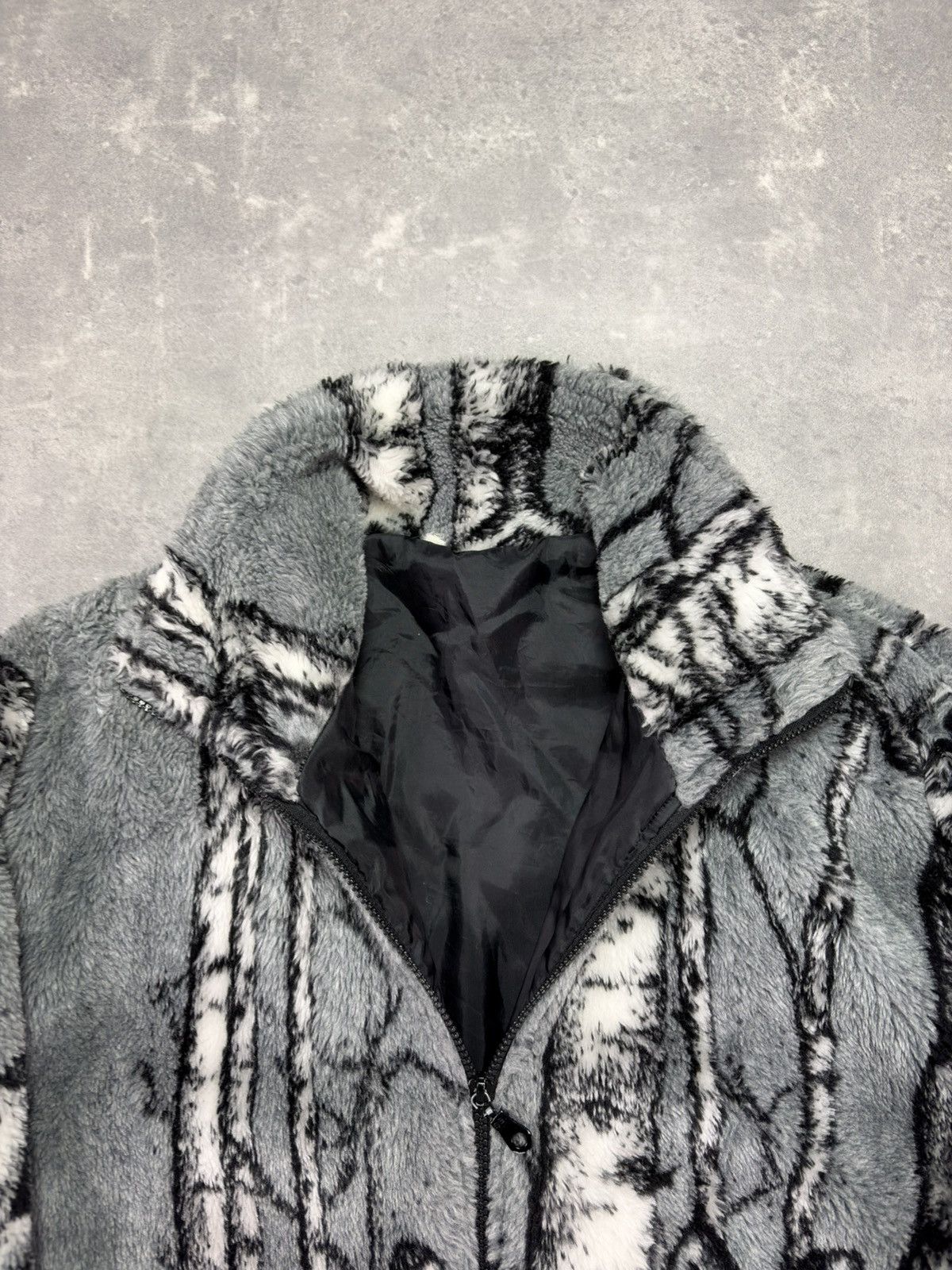 Vintage Vintage Animal Printed Wolf Pack Fleece Jacket XXL Size US XXL / EU 58 / 5 - 7 Thumbnail