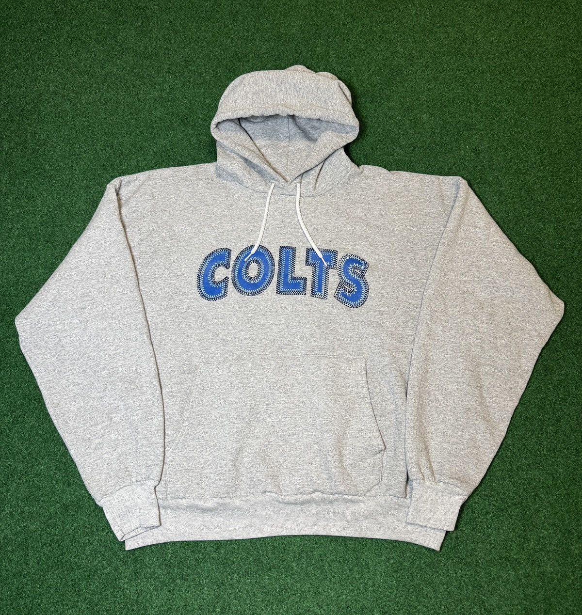 Vintage Vintage 90s Y2k Indianapolis Colts Boxy Hoodie Sweatshirt Size US XXL / EU 58 / 5 - 1 Thumbnail