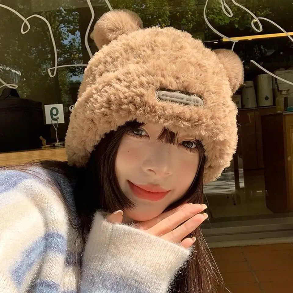 Japanese Brand × Vintage Bear Ears Autumn Winter Warm Hat Size ONE SIZE - 2 Thumbnail