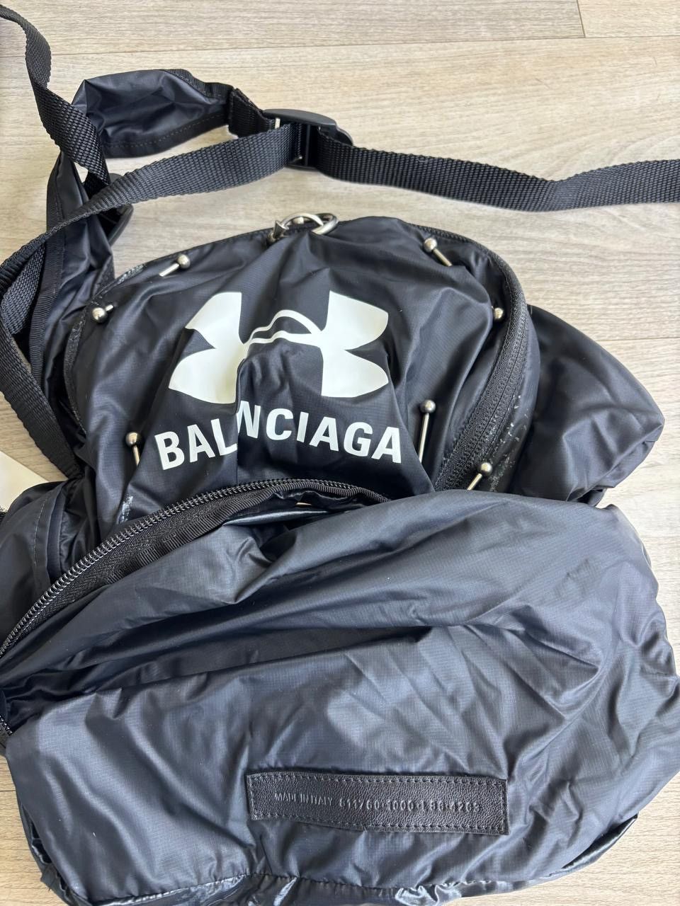 Balenciaga Balancing Under Armour Pierced Backpack Size ONE SIZE - 5 Thumbnail