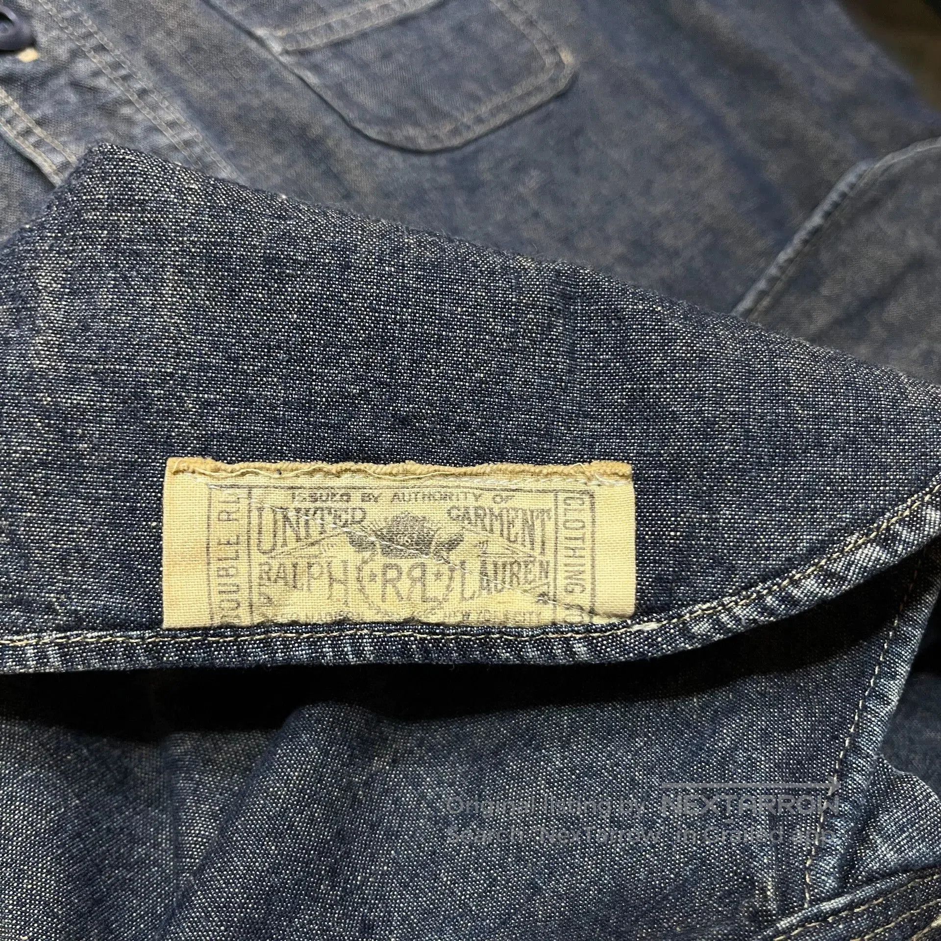 RRL Ralph Lauren RRL Vintage Denim Shirt by Ralph Lauren. Size US XS / EU 42 / 0 - 5 Thumbnail