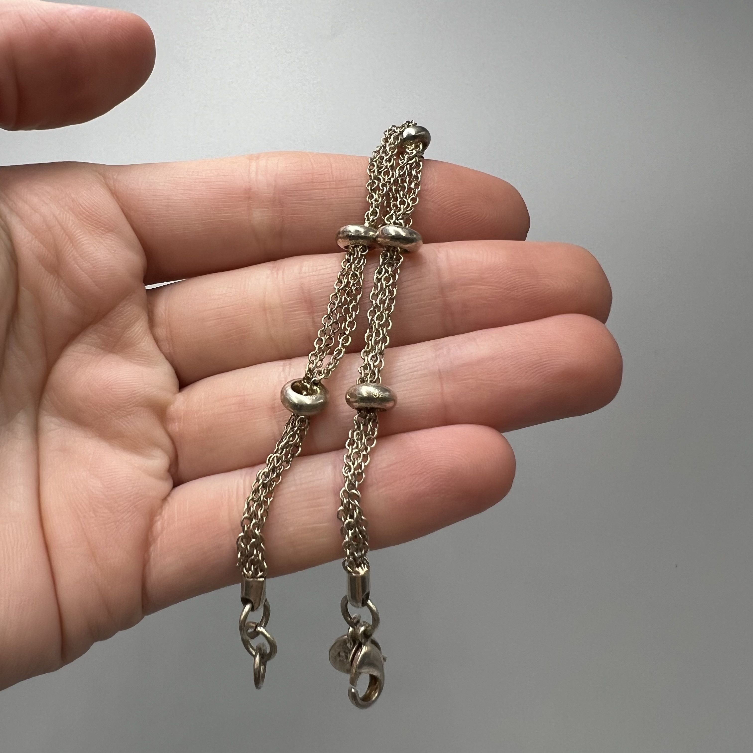 Vintage Vintage 925 Sterlig Silver Multi Chain Bracelet marked 6.4gr Size ONE SIZE - 3 Thumbnail