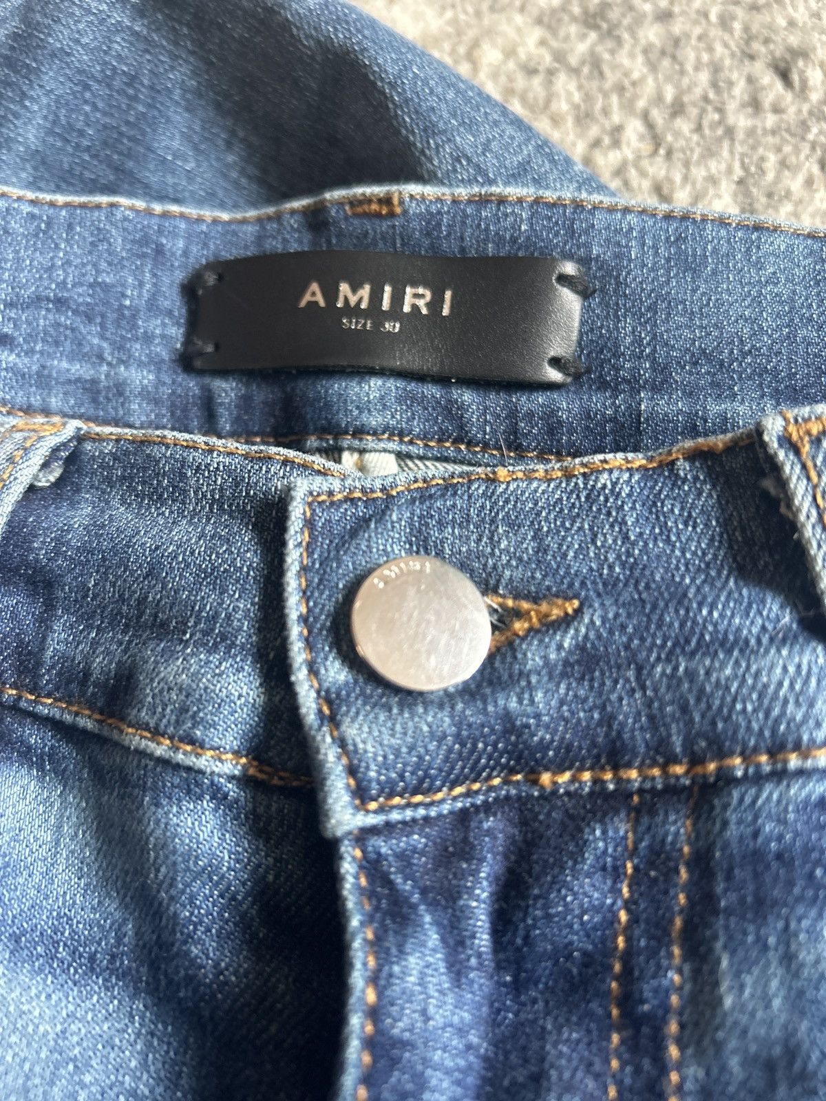 Amiri AMIRI SKINNY DENIM JEAN Size US 30 / EU 46 - 4 Thumbnail