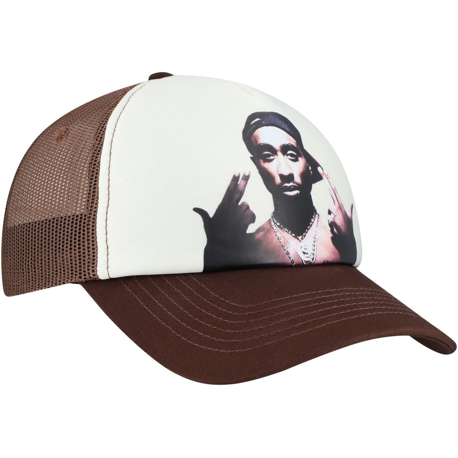 Primitive Primitive X Tupac Shakur 2Pac Stay Up Trucker Hat Cap Size ONE SIZE - 2 Thumbnail