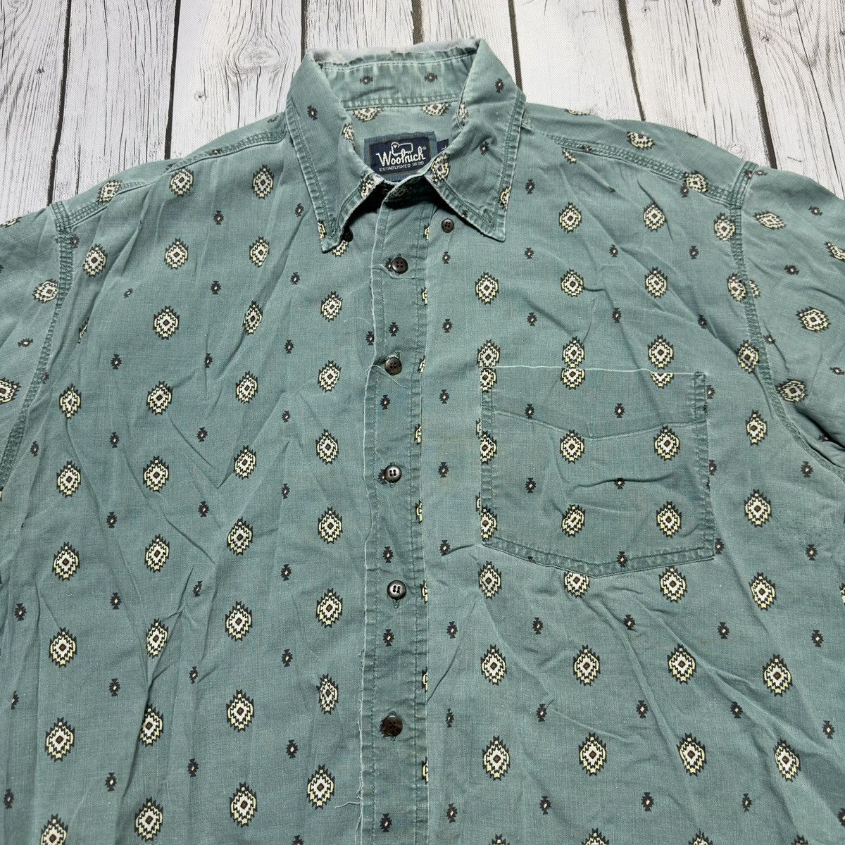 Vintage × Woolrich Woolen Mills Vintage Woolrich shirt Size US L / EU 52-54 / 3 - 3 Thumbnail