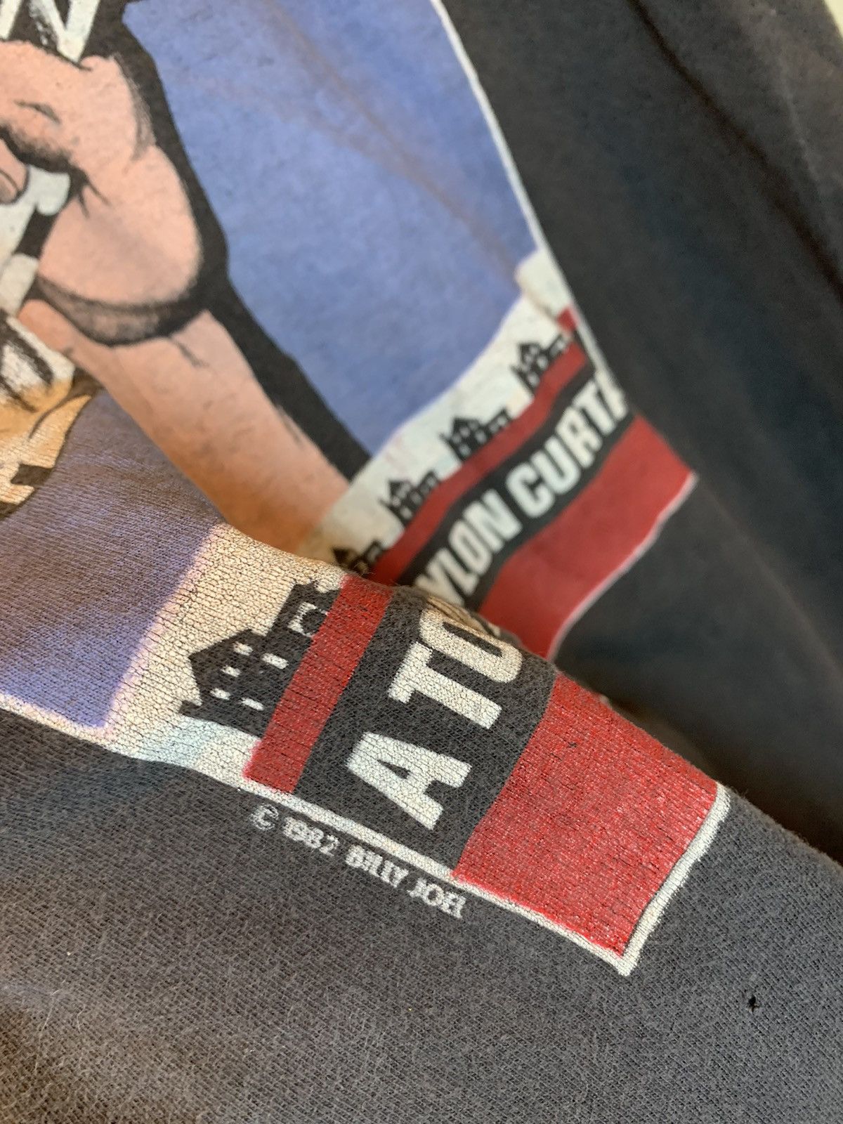 Band Tees × Vintage RARE Vintage 1982 Billy Joel Behind Nylon Curtain Tour Shirt Size US M / EU 48-50 / 2 - 8 Thumbnail