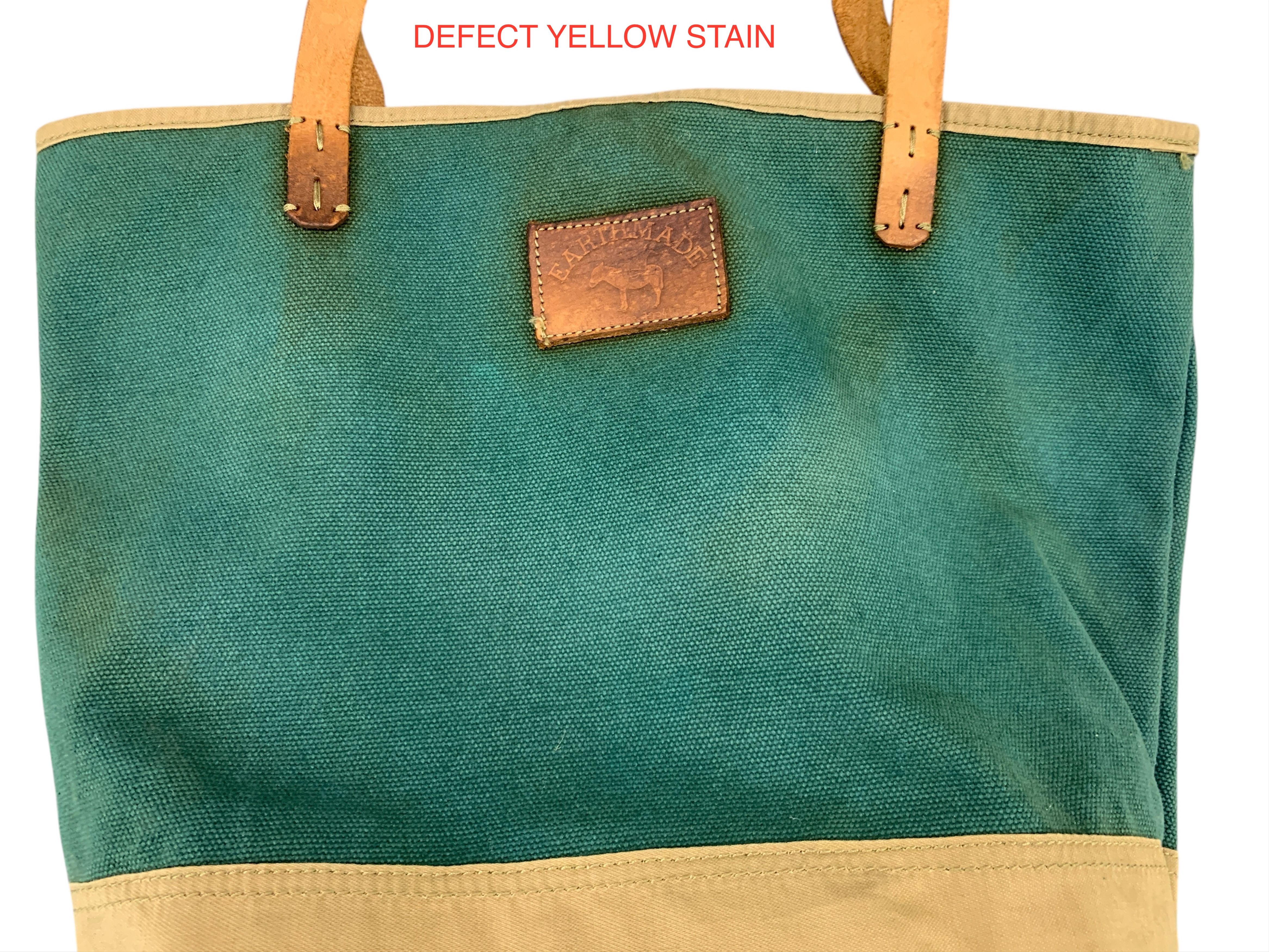 Japanese Brand × Vintage Earth Made Tote Bag Leather Strap Size ONE SIZE - 11 Thumbnail