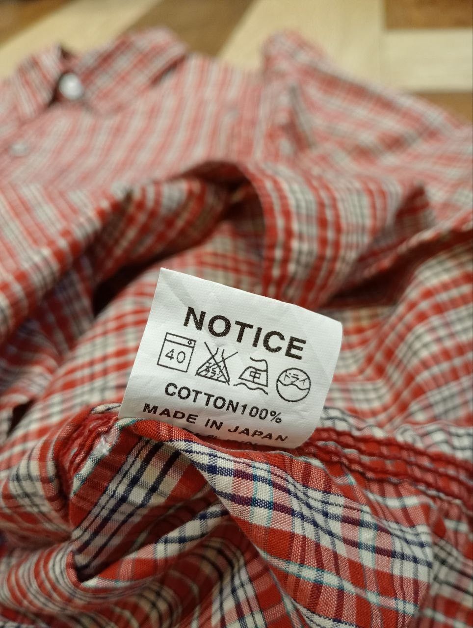 Sassafras SASSAFRAS JAPAN CHECKERED SHIRT Size US S / EU 44-46 / 1 - 10 Thumbnail