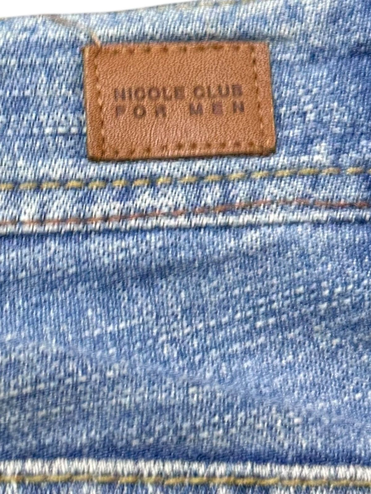 Who Decides War Vintage Nicole Club For Men Red Flower Printed Denim Size US 32 / EU 48 - 11 Thumbnail