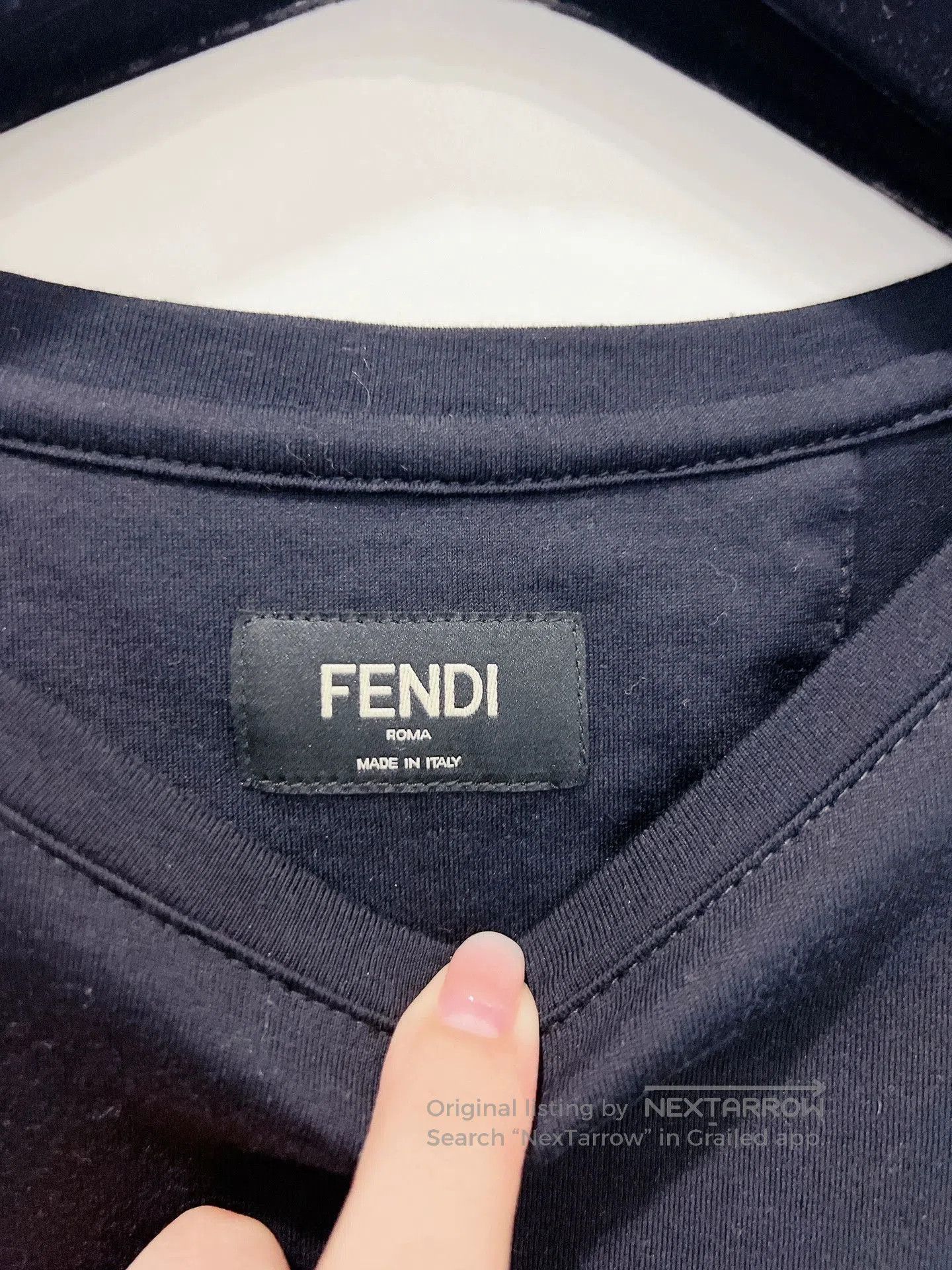Fendi FENDI Black Devil Crystal Short Sleeve. Size US L / EU 52-54 / 3 - 6 Thumbnail