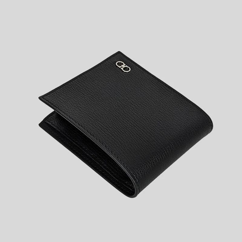 Salvatore Ferragamo o1s1rm0924 Size: OS / Leather Wallet in Black Size ONE SIZE - 5 Thumbnail