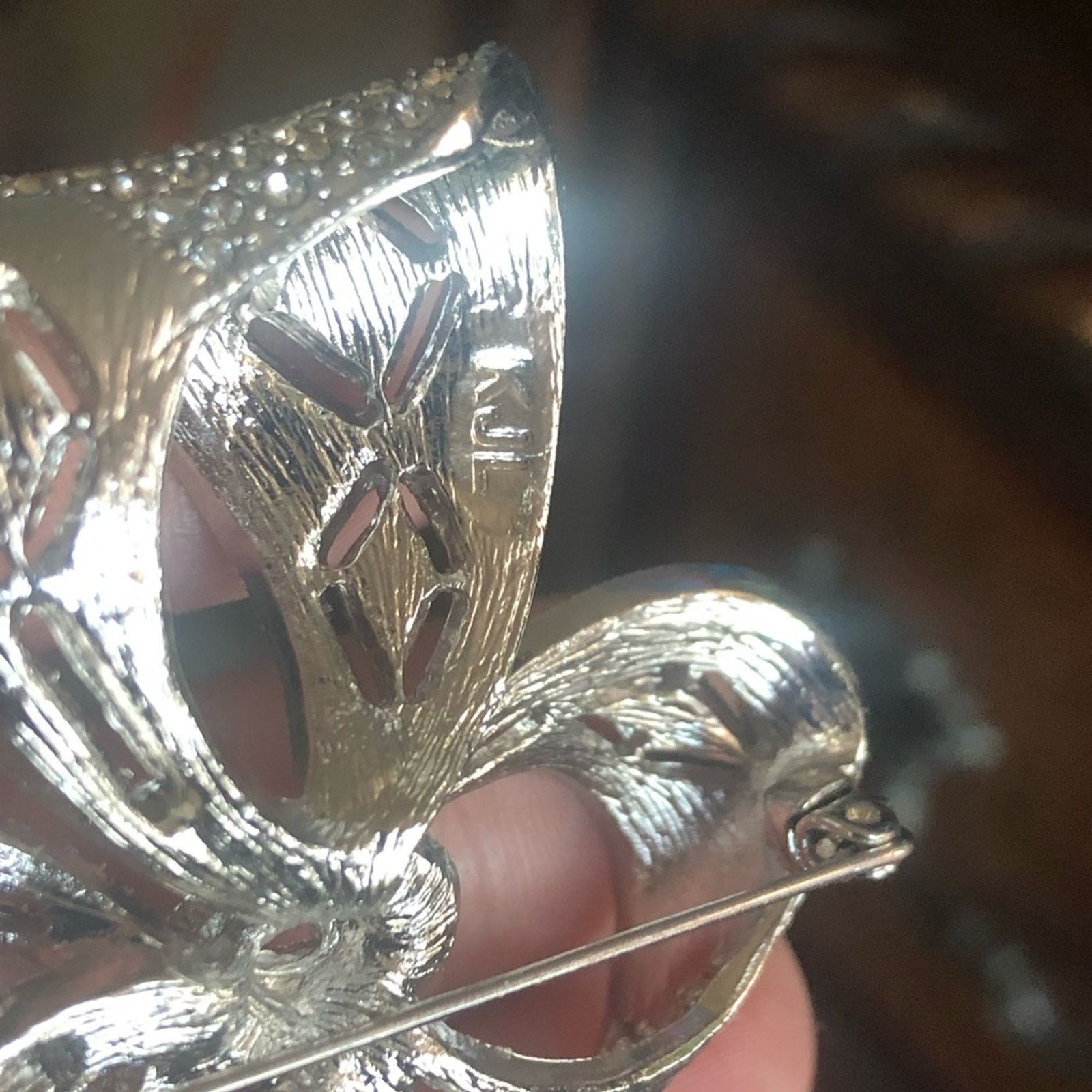Kenneth Jay Lane Vintage art deco Kenneth Jay Lane rhinestone bow brooch pin Size ONE SIZE - 6 Thumbnail
