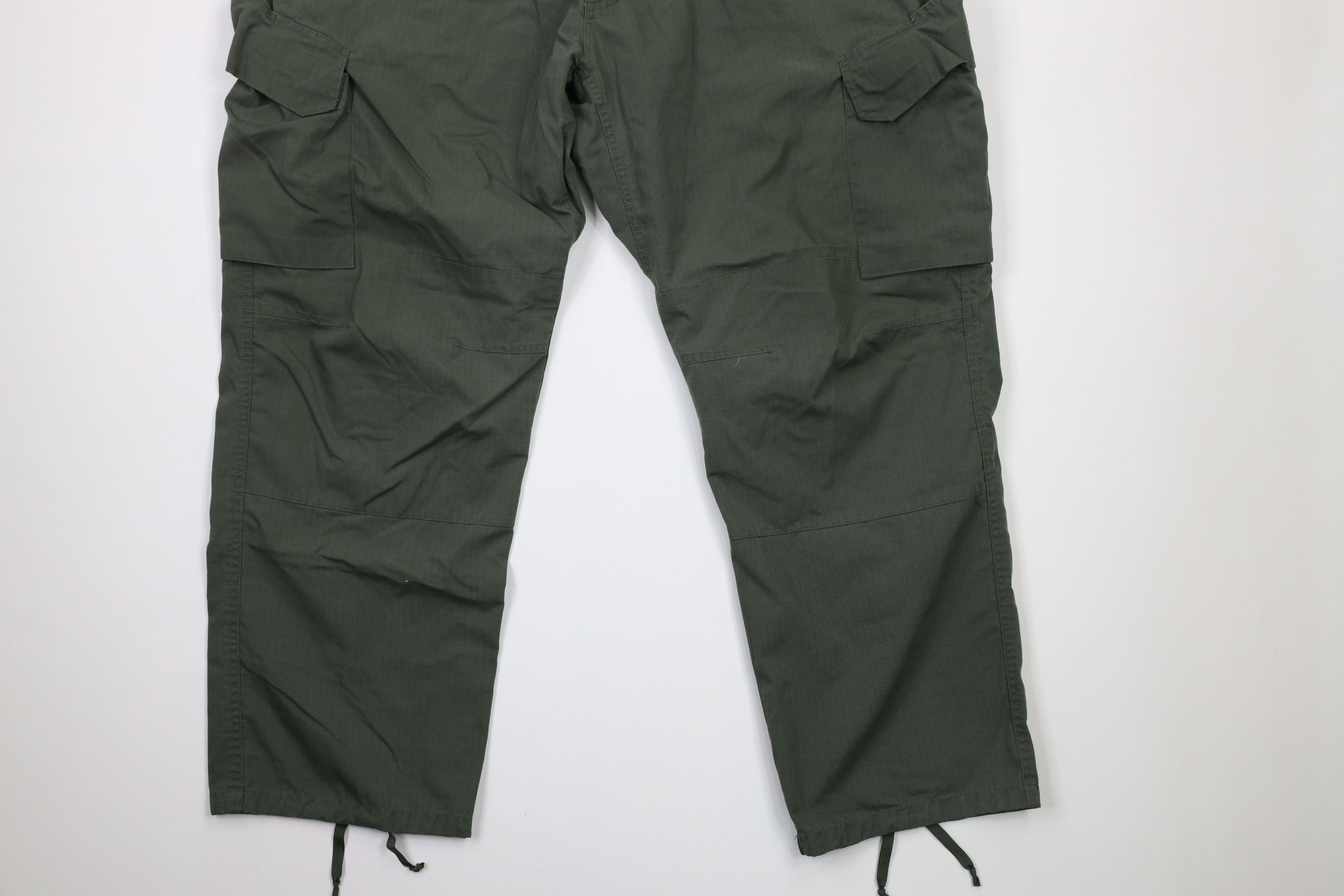 Vintage Vintage Streetwear Double Knee Wide Leg Cargo Pants Green Size US 40 / EU 56 - 4 Thumbnail