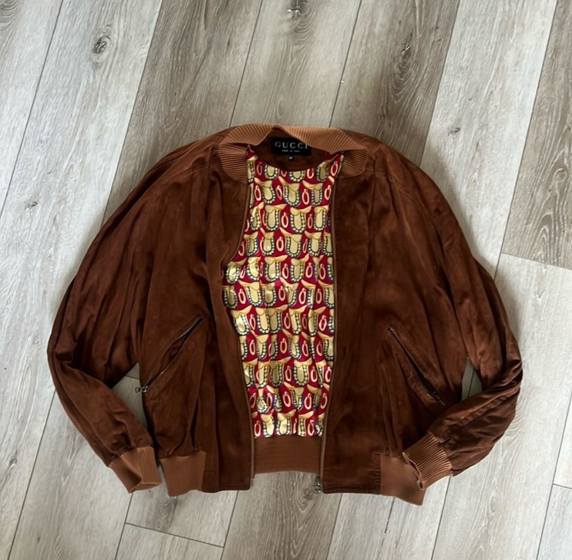 Gucci Brown Suede Gucci Jacket Size US M / EU 48-50 / 2 - 2 Thumbnail