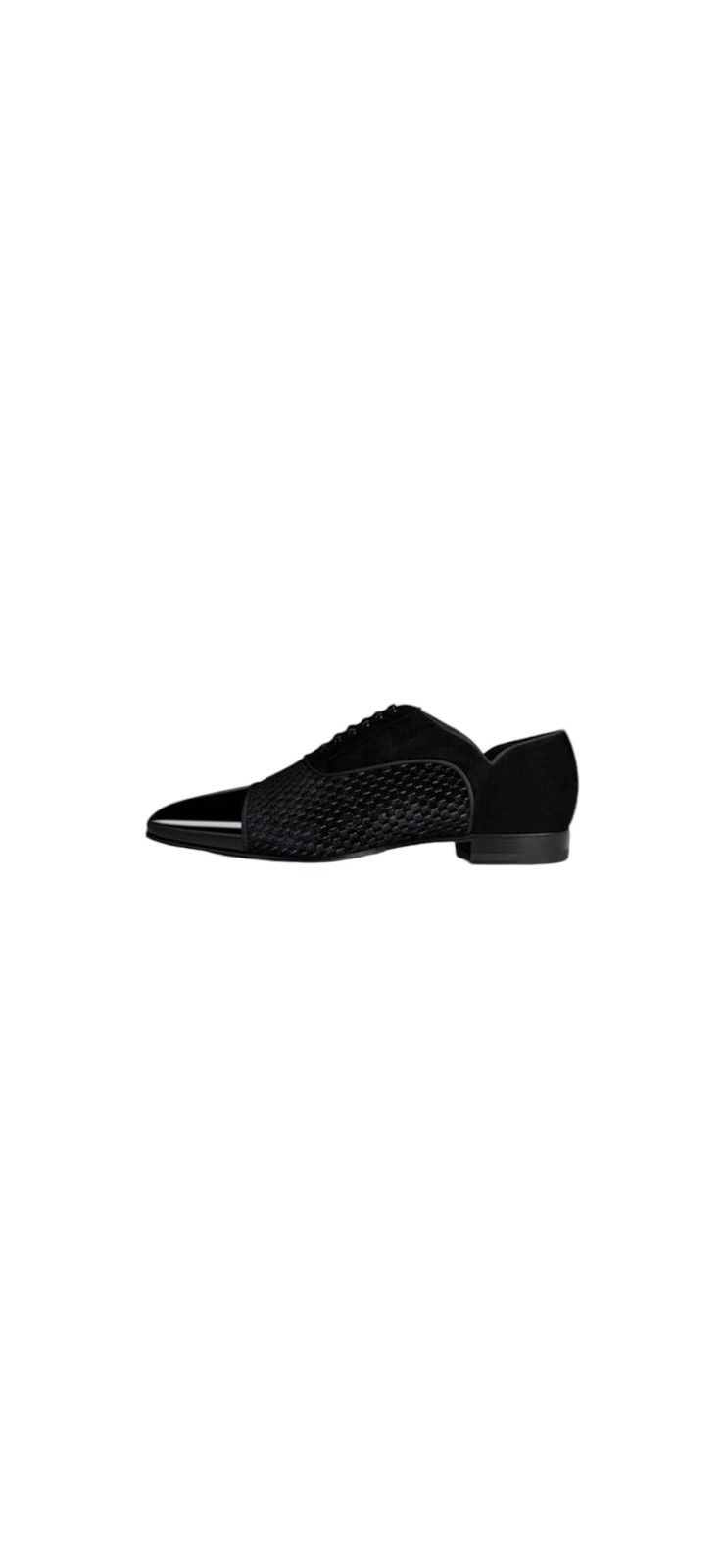 Christian Louboutin GREGGO VELVET OXFORD SHOES Size US 11 / EU 44 - 2 Thumbnail