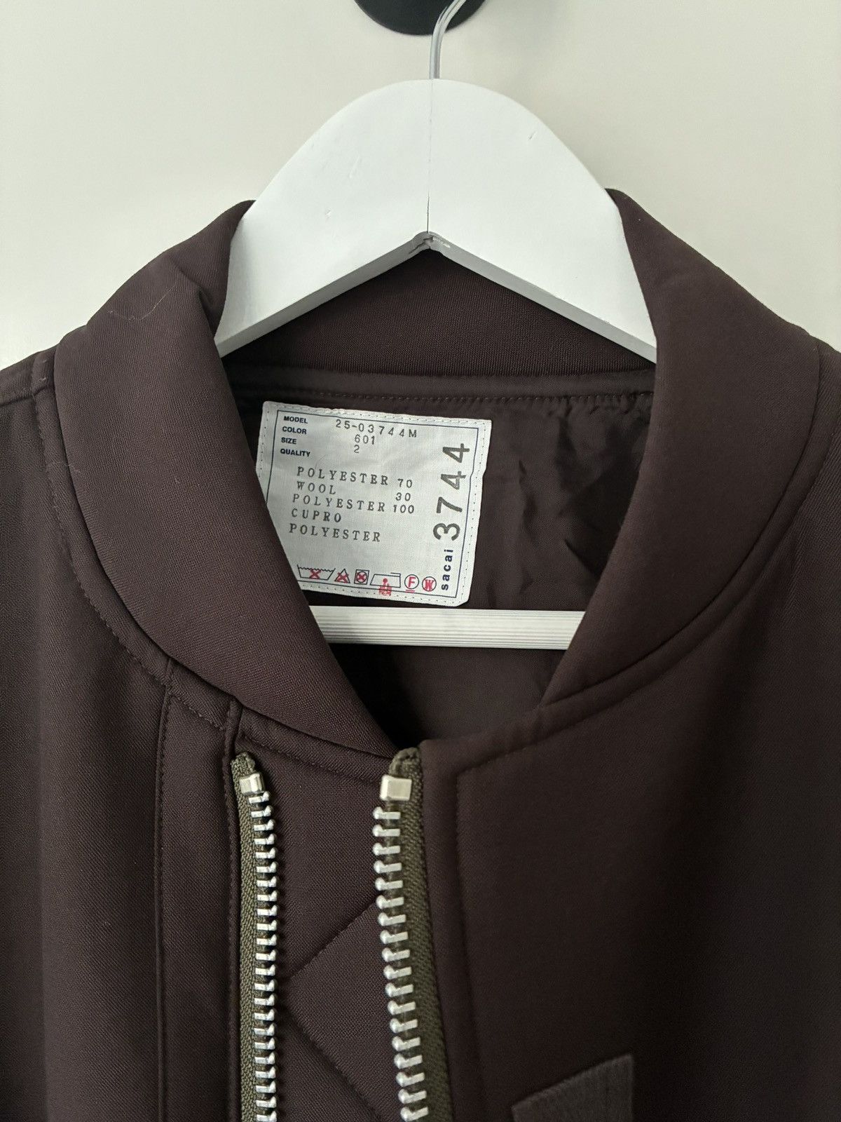 Sacai BNWT AW25 bomber Size US M / EU 48-50 / 2 - 2 Thumbnail