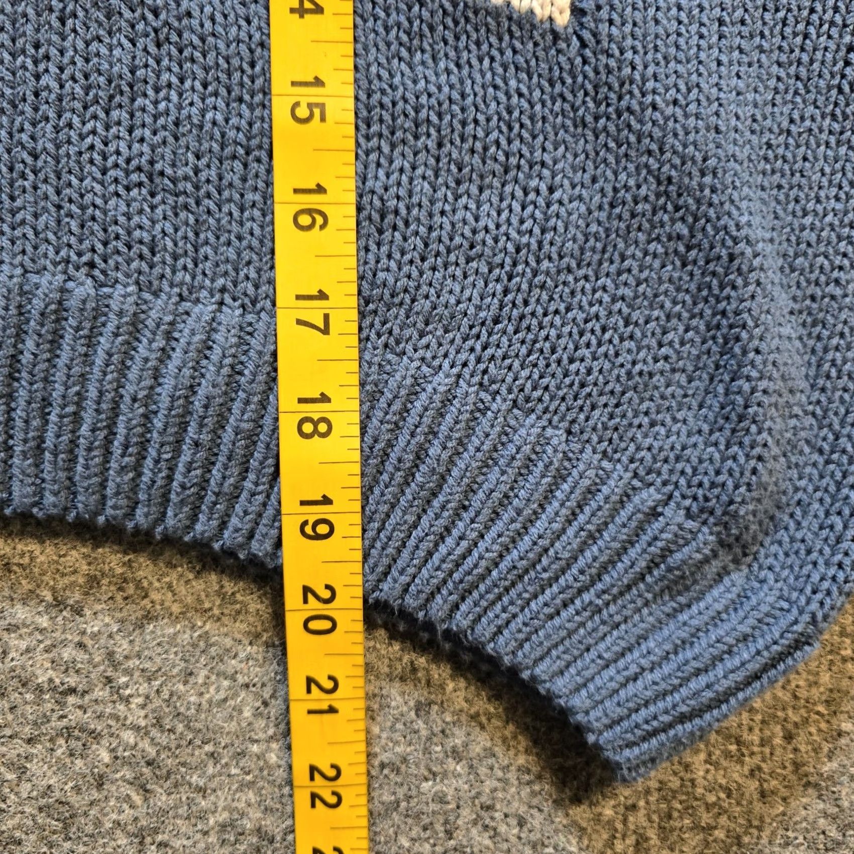 Vintage Greyson Threads Sweater Womens Size XXL Blue USA Graphic Knit Cropped Casual Pullover Long Sleeve Round Neck Knit Regular Adults Womens Size XXL / US 16-18 / IT 52-54 - 6 Thumbnail