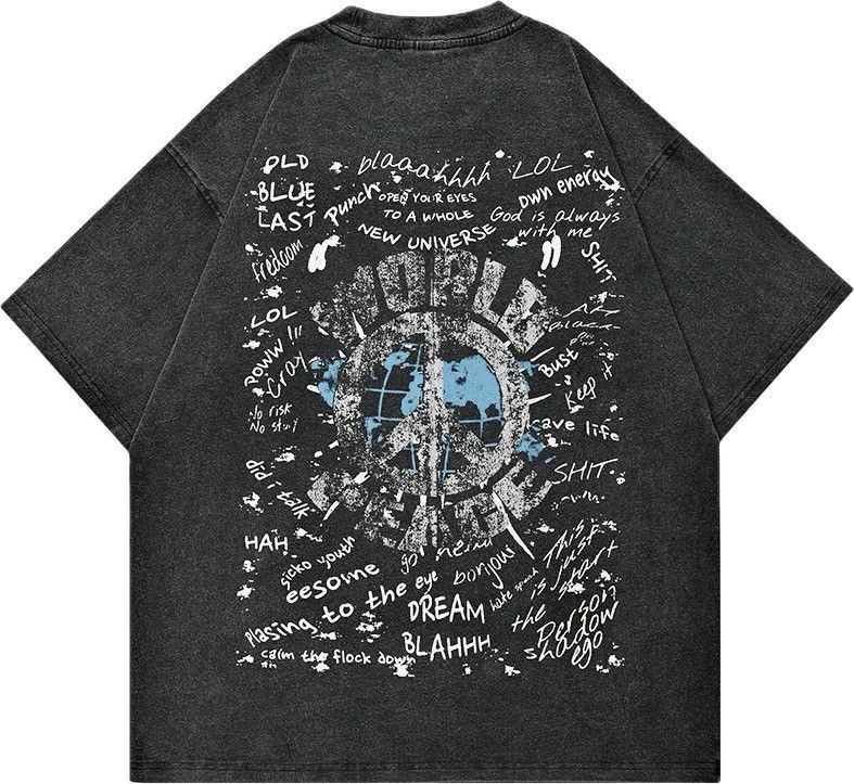 Japanese Brand Eye Graffiti Graphic T Shirt Size US M / EU 48-50 / 2 - 2 Thumbnail