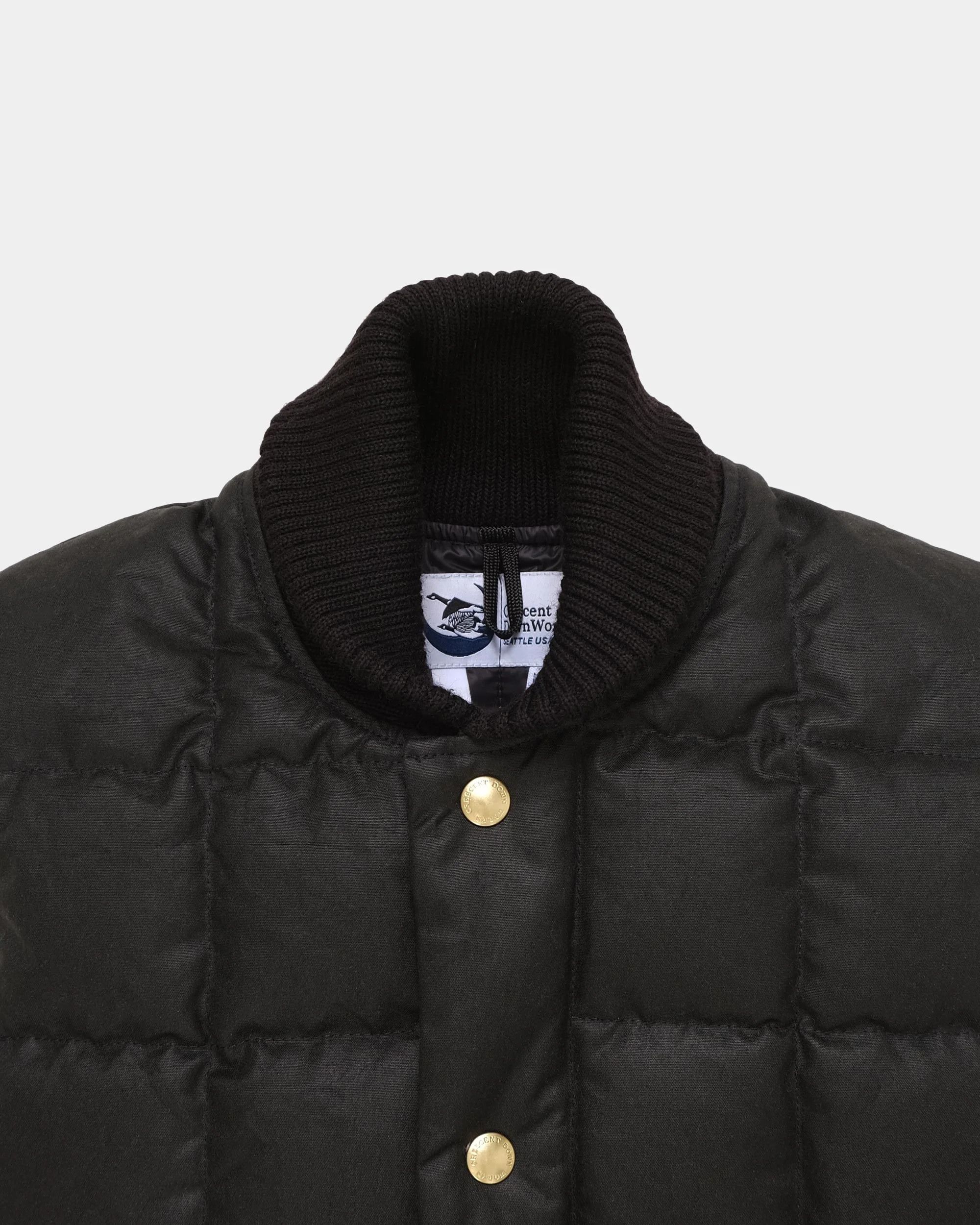 Crescent Down Works NXNW BOX QUILT VEST – WAXED COTTON - LIMITED EDITION Size US S / EU 44-46 / 1 - 3 Thumbnail