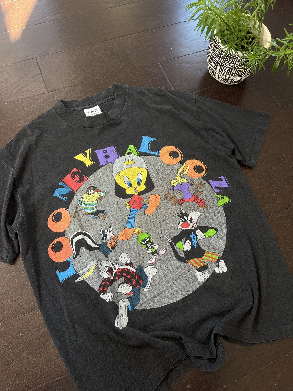 Vintage Beautiful Looney Balooza early 90s tee Size US L / EU 52-54 / 3 - 3 Thumbnail