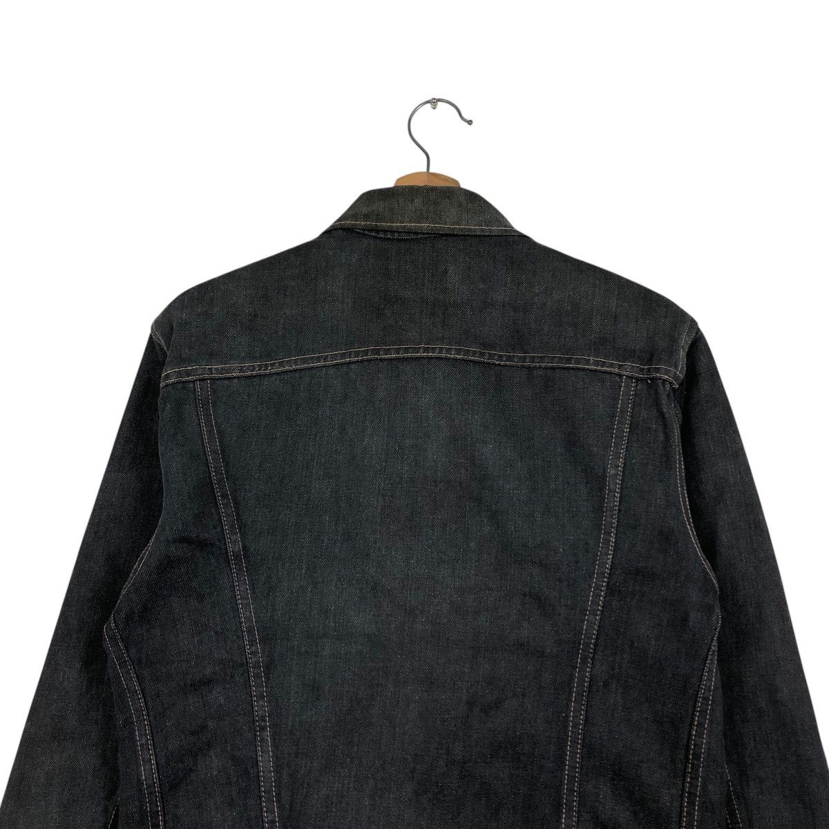 Japanese Brand 📌Vintage Biker Denim Jacket Trucker Tar Dush Issey Miyake Size US M / EU 48-50 / 2 - 10 Thumbnail