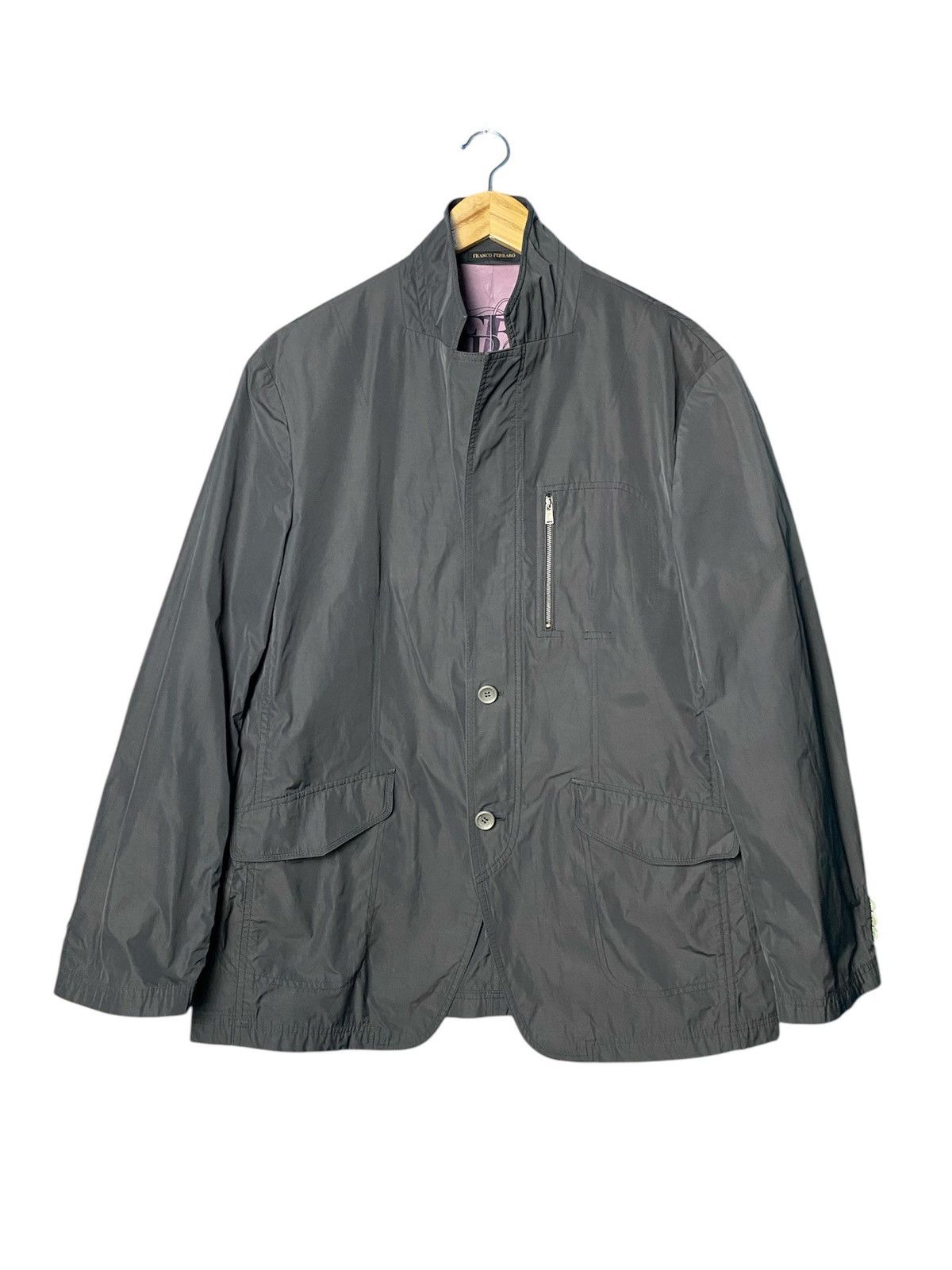 Designer Franco Ferraro Blazer Jacket Size US XXL / EU 58 / 5 - 3 Thumbnail
