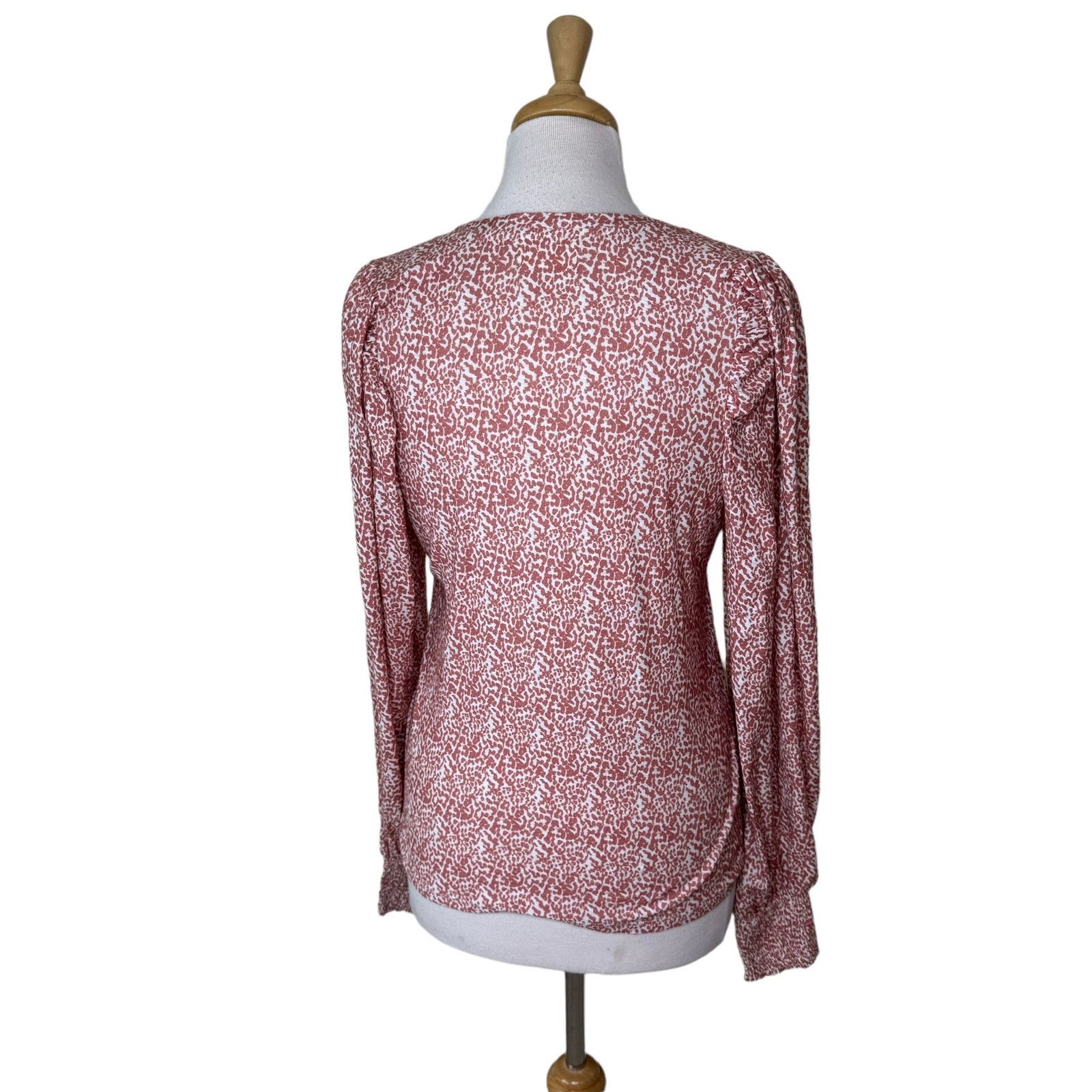 Nation LTD NATION LTD Tabitha Full Sleeve V Neck Small 100% Cotton Size S / US 4 / IT 40 - 4 Thumbnail