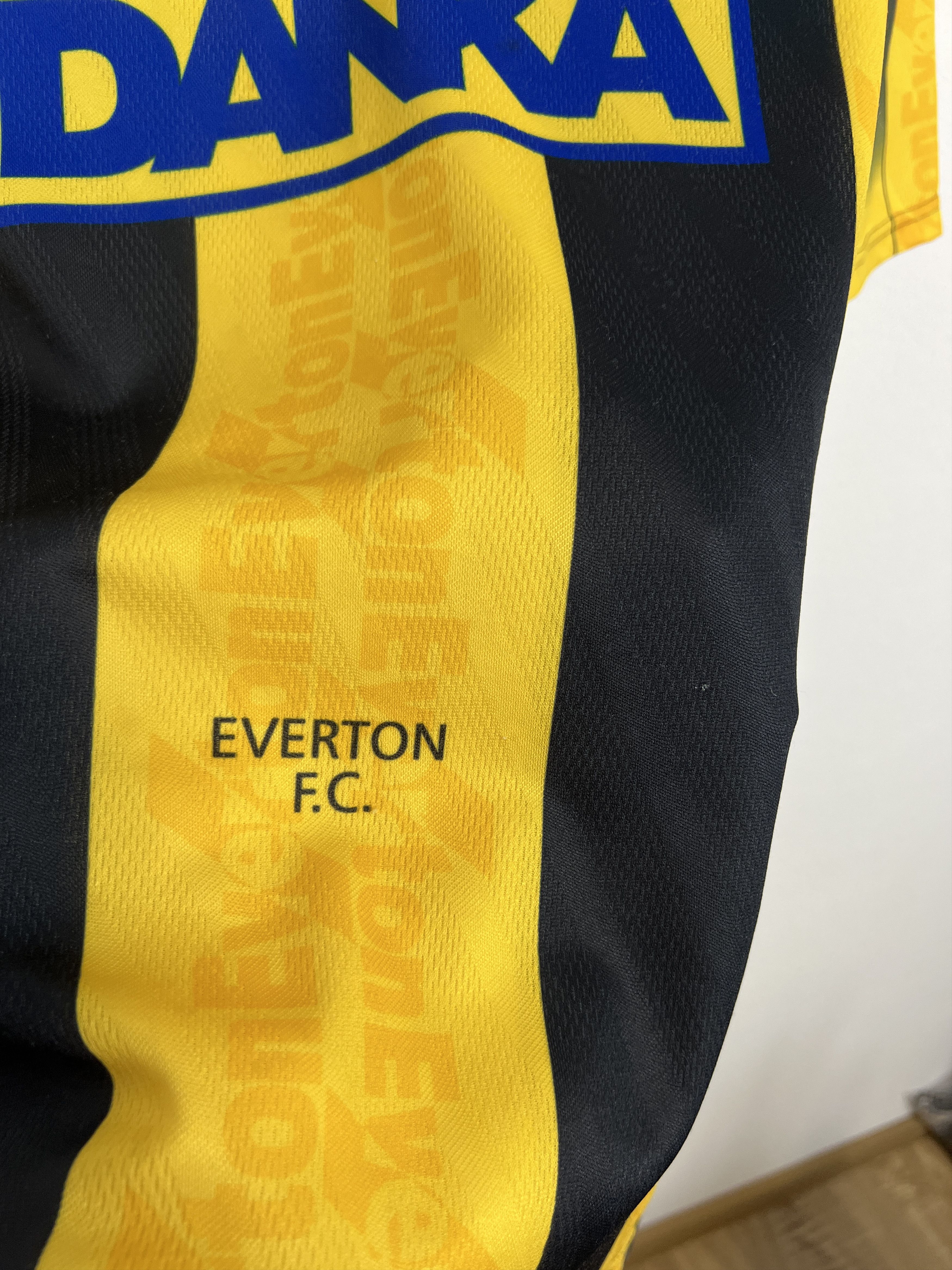 Umbro Everton Away football shirt 1996 Soccer Umbro Jersey Mens Size US XL / EU 56 / 4 - 4 Thumbnail