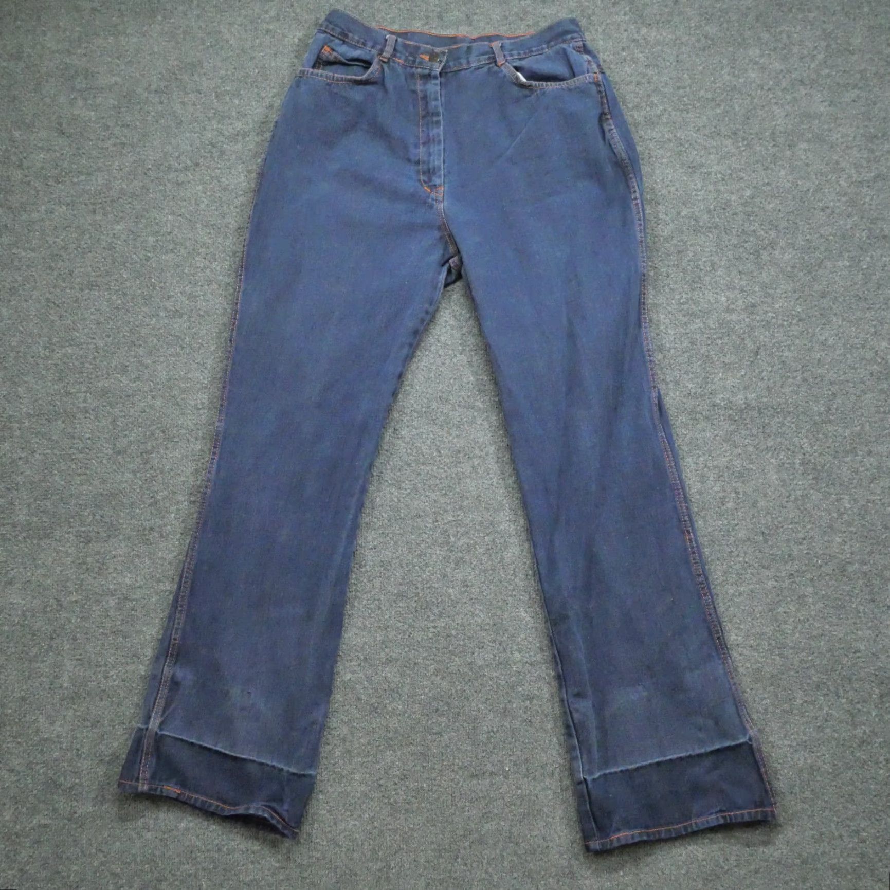 Vintage VINTAGE Elbee Jeans Womens 20 31x32 Blue Denim Pants High Rise Mom 80s Size 24" / US 00 / IT 34 - 3 Thumbnail