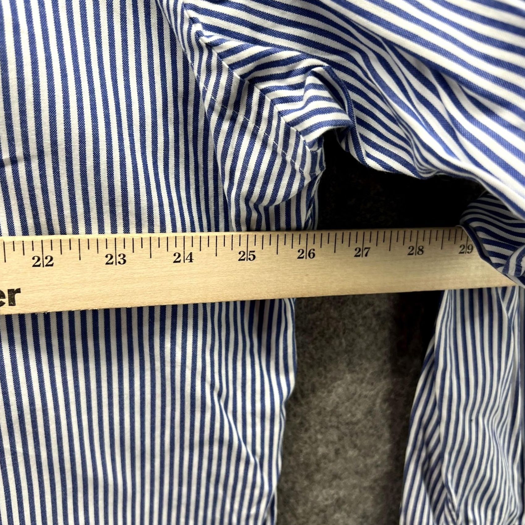 Polo Ralph Lauren Polo Ralph Lauren Shirt - Men 17.5 36/37 Blue Casual Button Down Striped Vintage Size US XXL / EU 58 / 5 - 7 Thumbnail