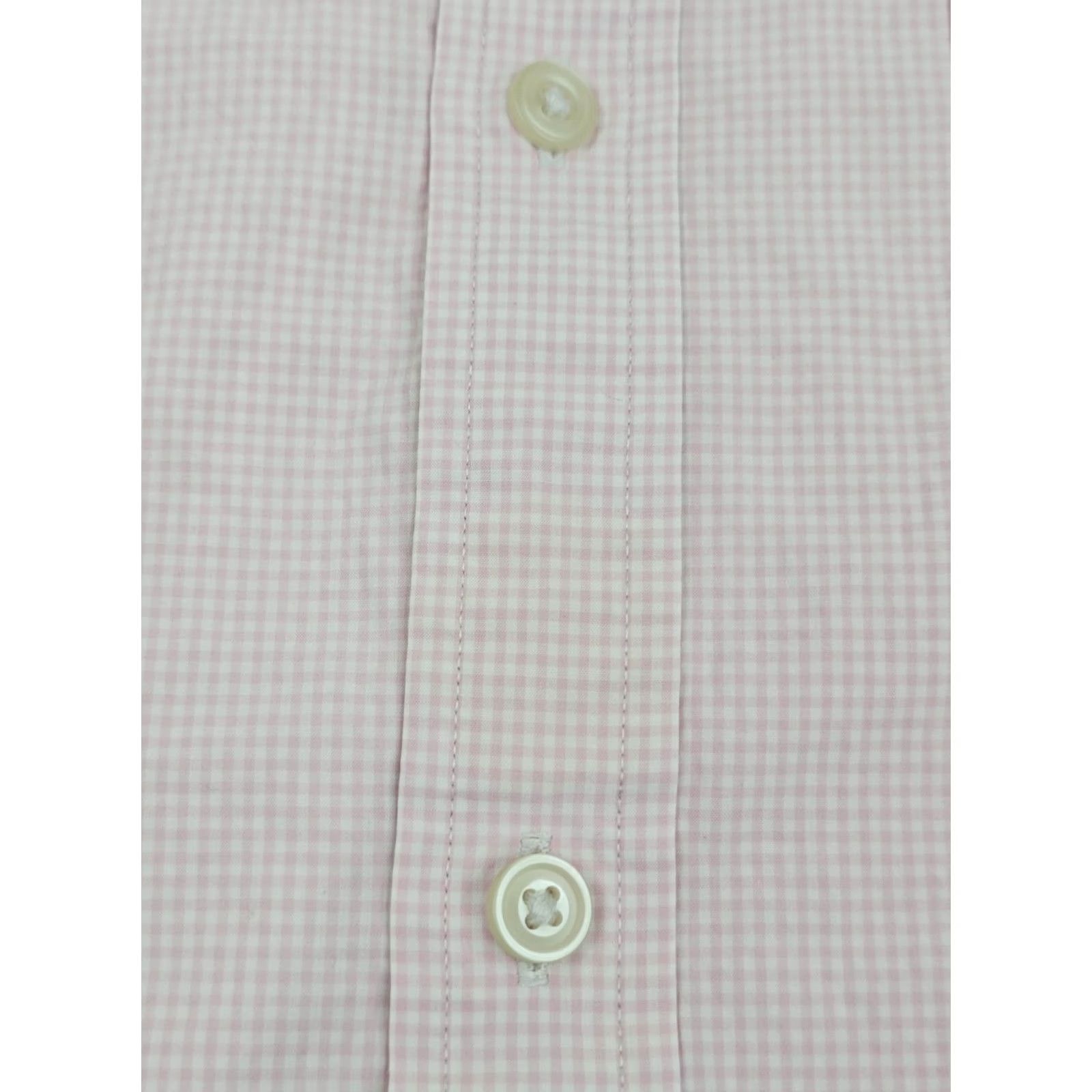 Brooks Brothers BROOKS BROTHERS Red Fleece Button-Up Shirt Men XXL Pink & White Gingham Check Shirt Men 2XL Casual Long Sleeve Button-Front Cotton Regular Size US XXL / EU 58 / 5 - 6 Thumbnail