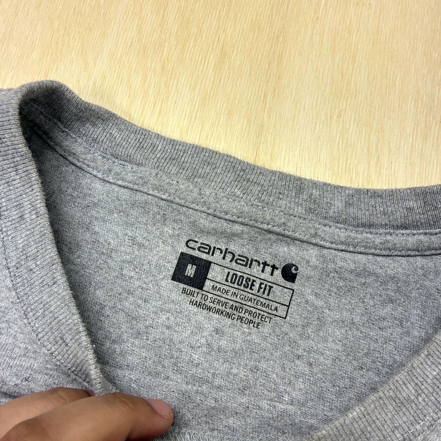 Carhartt Carhartt Shirt Mens Medium Gray Logo Workwear Graphic Tee T-Shirt Loose Fit Size US M / EU 48-50 / 2 - 3 Thumbnail