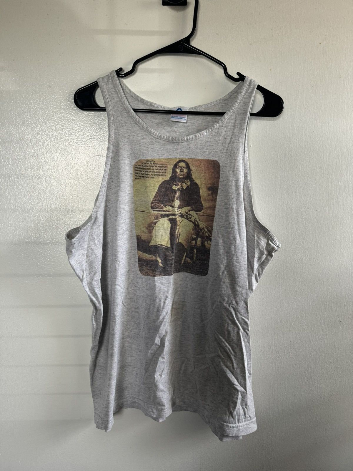 Other Grey graphic tank top with Native American design Size US XL / EU 56 / 4 - 1 Thumbnail