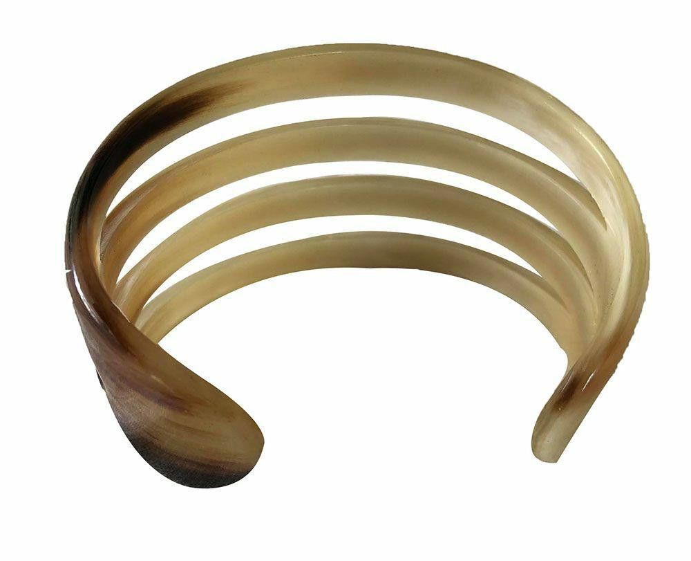 Designer New Textured Cow Horn Bracelet. Size ONE SIZE - 1 Thumbnail